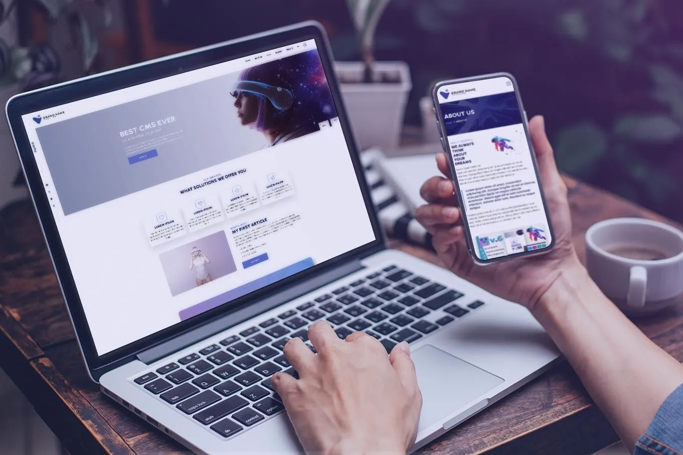 Manage your content in minutes